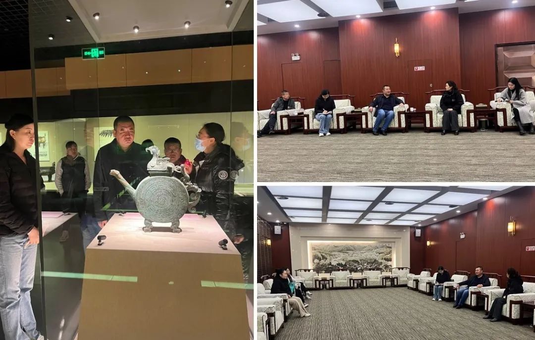 资讯：阿拉善博物馆馆长张震州一行莅临宝鸡青铜器博物院考察调研并商谈文化合作