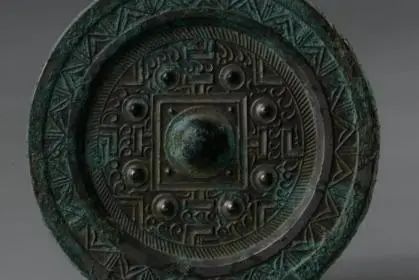 宝博微课堂：唐飞天花鸟纹菱缘镜