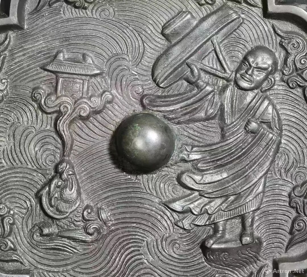 宝博微课堂——铜镜博览会之十二：达摩渡海镜