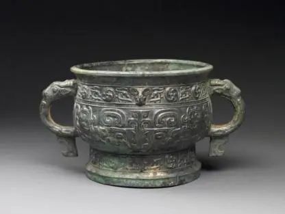 宝博微课堂:西周兽面纹簋 宝博微课堂:西周兽面纹簋