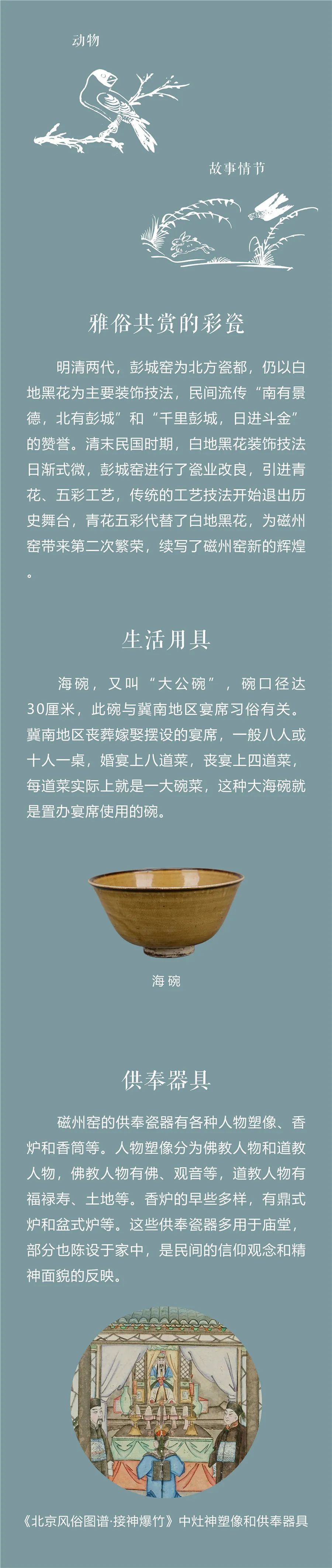 线上展览：《千年窑火生生不息——邯郸市博物馆馆藏磁州窑瓷器展》第一期