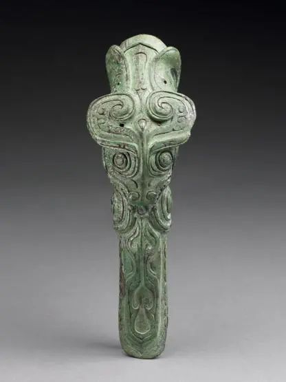 宝博微课堂:西周兽首铜旄 宝博微课堂:西周兽首铜旄