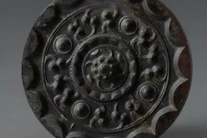 宝博微课堂：唐飞天花鸟纹菱缘镜